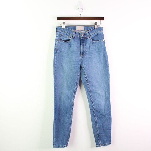Everlane High‎ Rise Light Wash Ankle Jean 27 - Picture 1 of 5